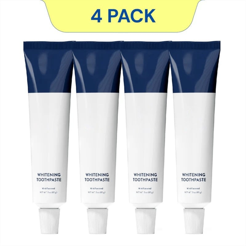 Fluoride-Free Hydroxyapatite Teeth Whitening Toothpaste with Coconut Oil & Xylitol âď¸