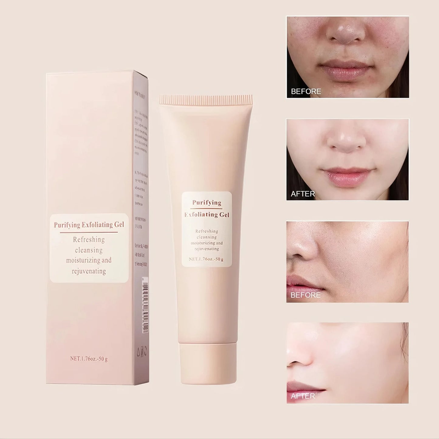 Purifying Enzymes Exfoliating Gel