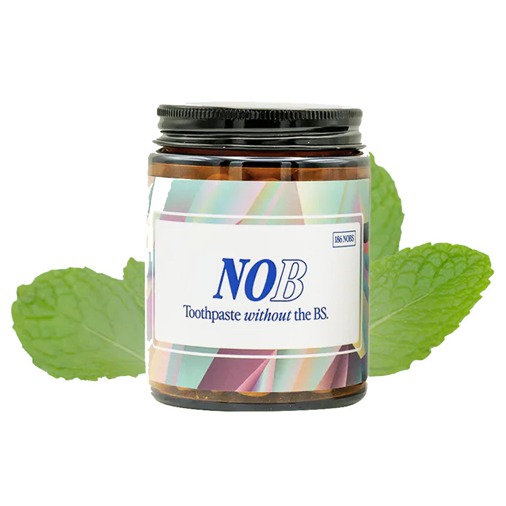2-in-1 Toothpaste Tablets – Fresh Mint, Travel Jar (62 Ct)
