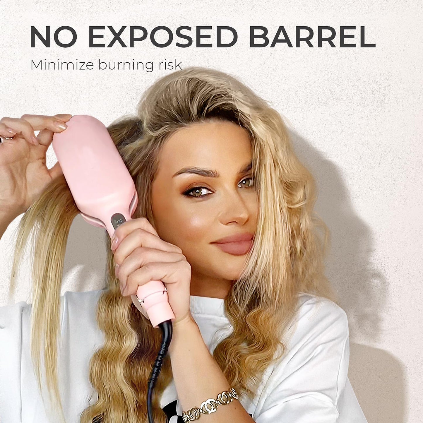 3-Barrel Curling Iron for Beach Waves