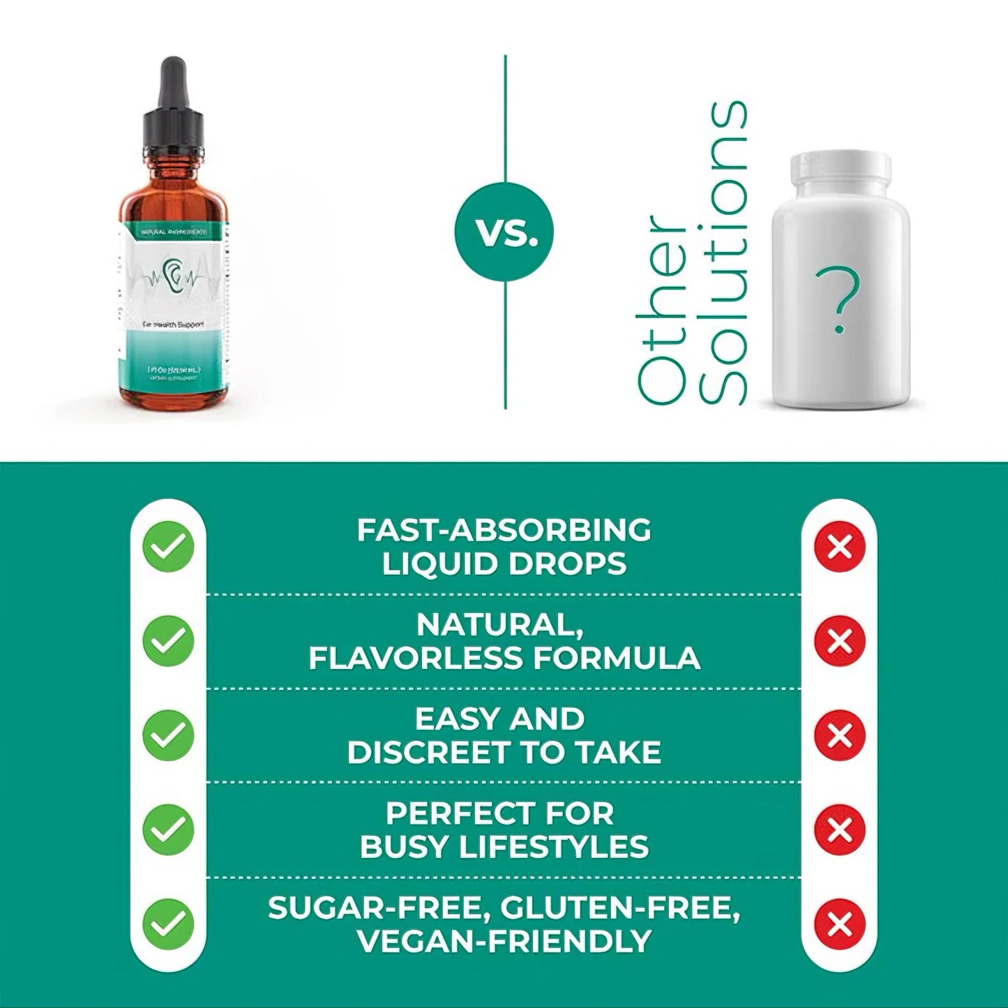 Instant Tinnitus Relief 1 Bottles for 1 Months