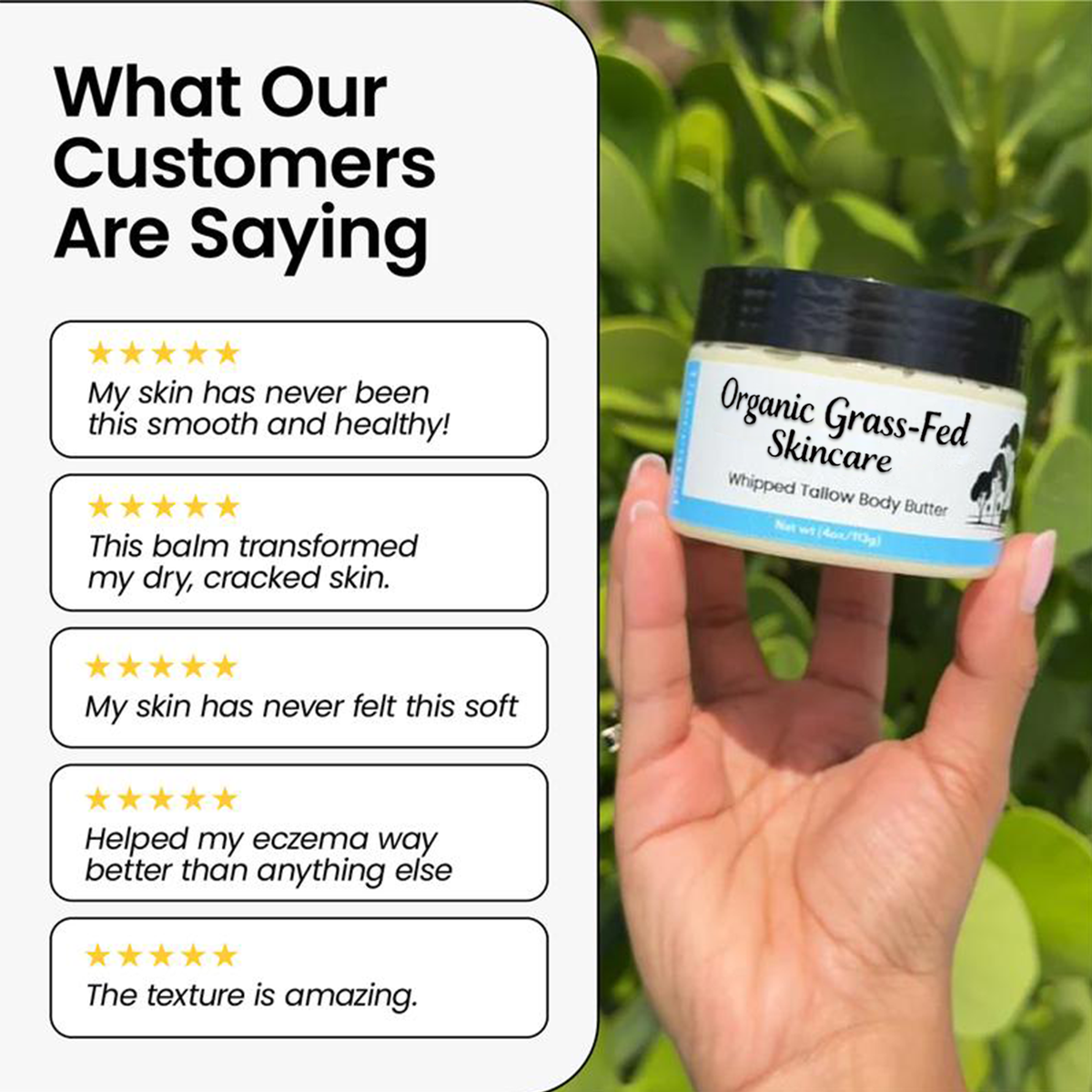 Beef Tallow Face & Body Balm