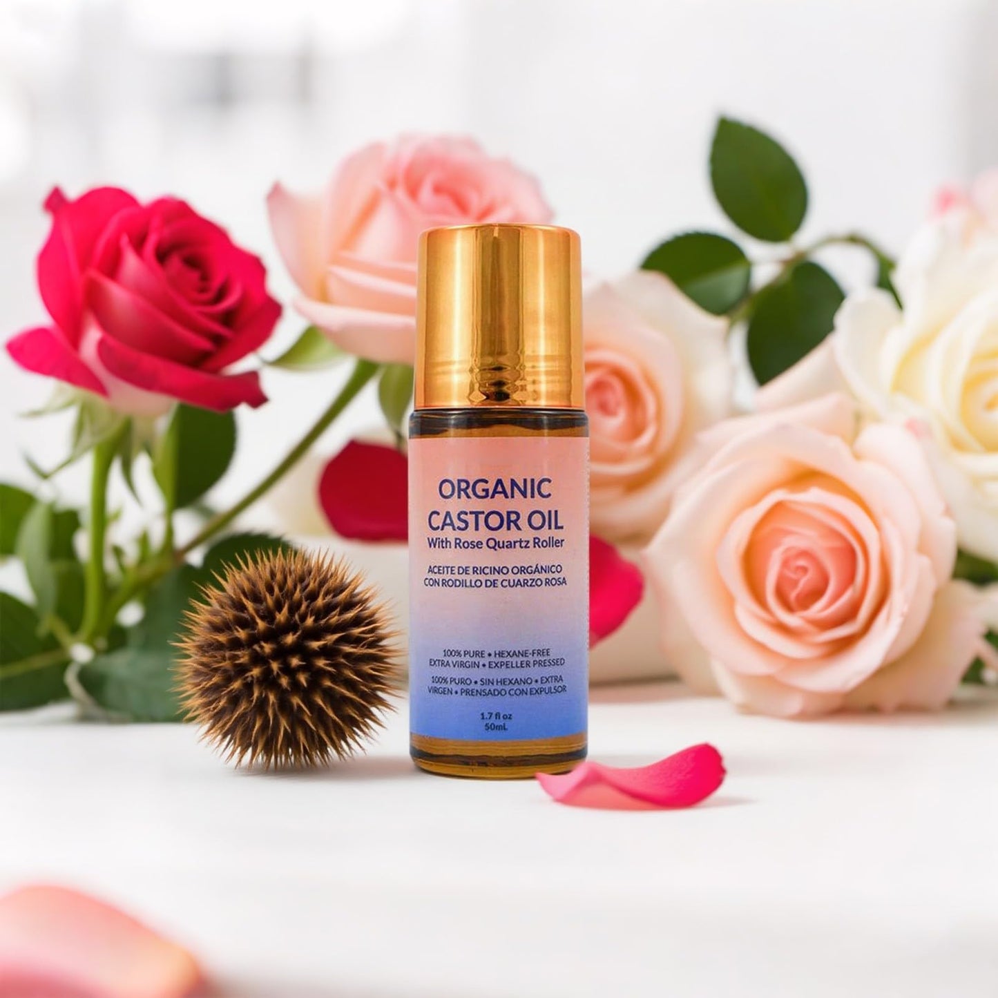 Organic Golden OrganicRoll-On with Rose Quartz