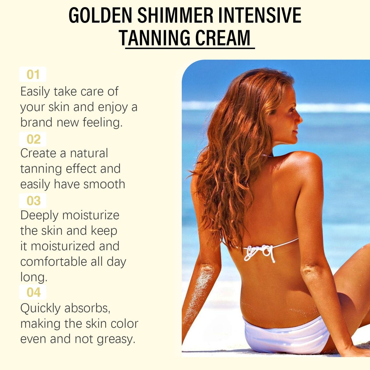 Carroten Gold Shimmer Intensive Tanning Gel