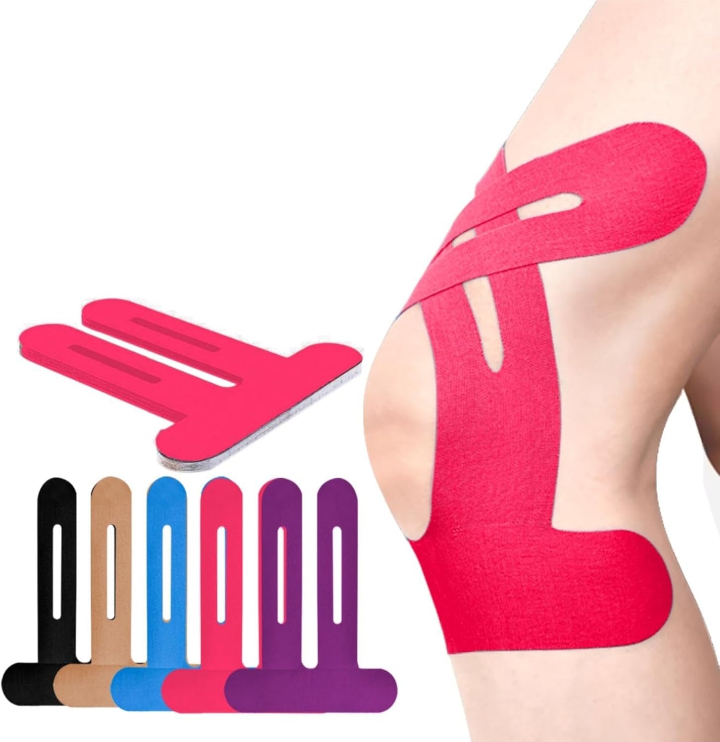 10pcs Precut Kinesiology Tape For Knees