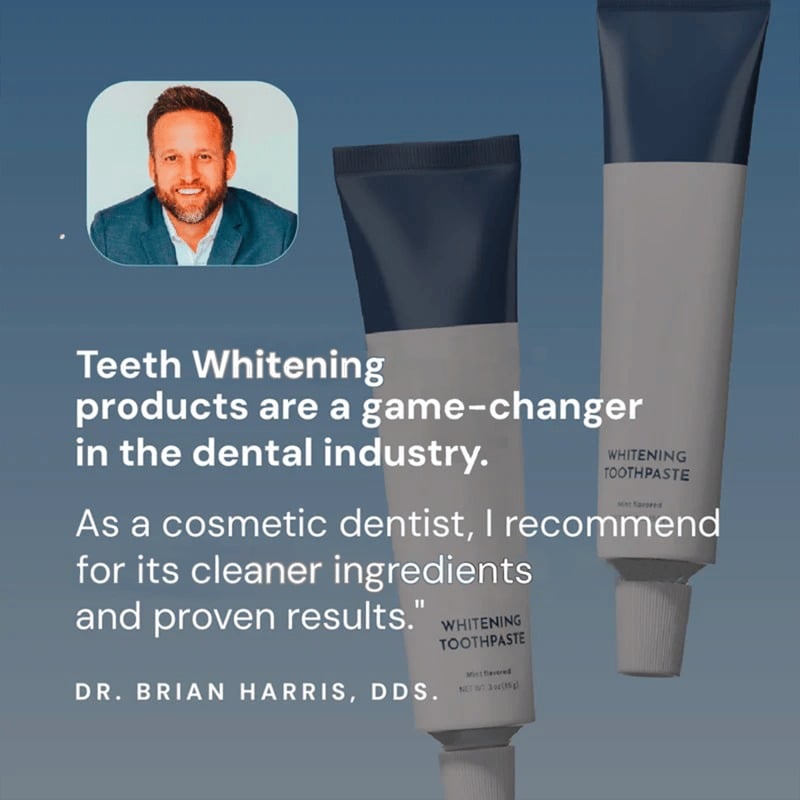 Fluoride-Free Hydroxyapatite Teeth Whitening Toothpaste with Coconut Oil & Xylitol âď¸