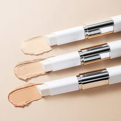 🔥LAST DAY 49% OFF - 🌟Cream Stick V White Korean Color-Changing Foundation Stick with Volufiline+ Free Brush