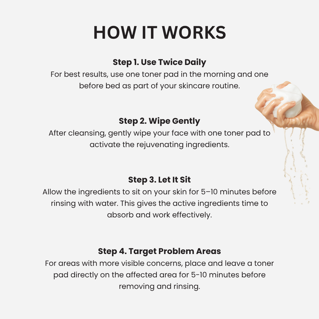 Korean Anti-Aging Toner Pads