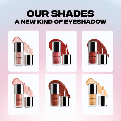 Liquid Eye Shadows in Shimmer and Matte Finishes, Long Lasting & Crease-Proof