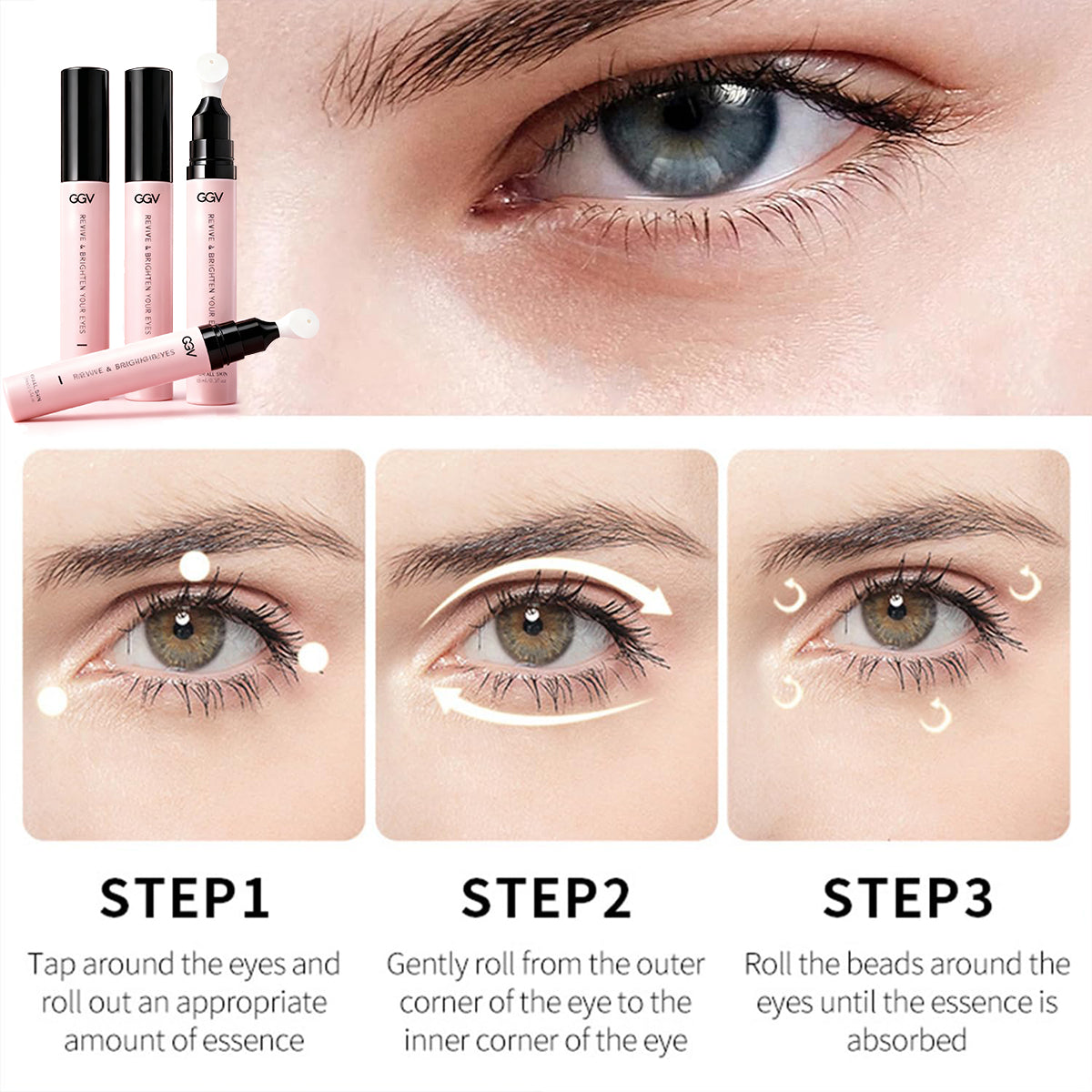 Aqua Bomb Lifting Eye Gel — Retinol, Collagen & Peptides for Firming & Brightening