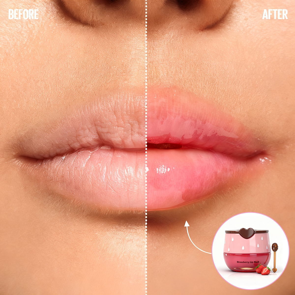 Bee Lip Balm Honey Pot 🍯 | Nourish with Natural Beeswax & Honey 🐝