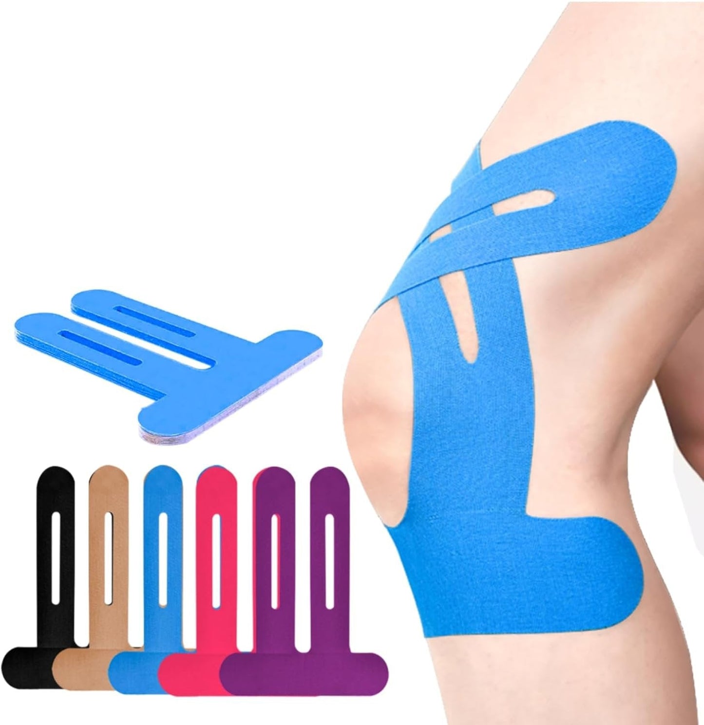 10pcs Precut Kinesiology Tape For Knees