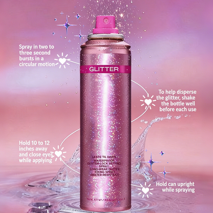 Waterproof Glitter Setting Spray