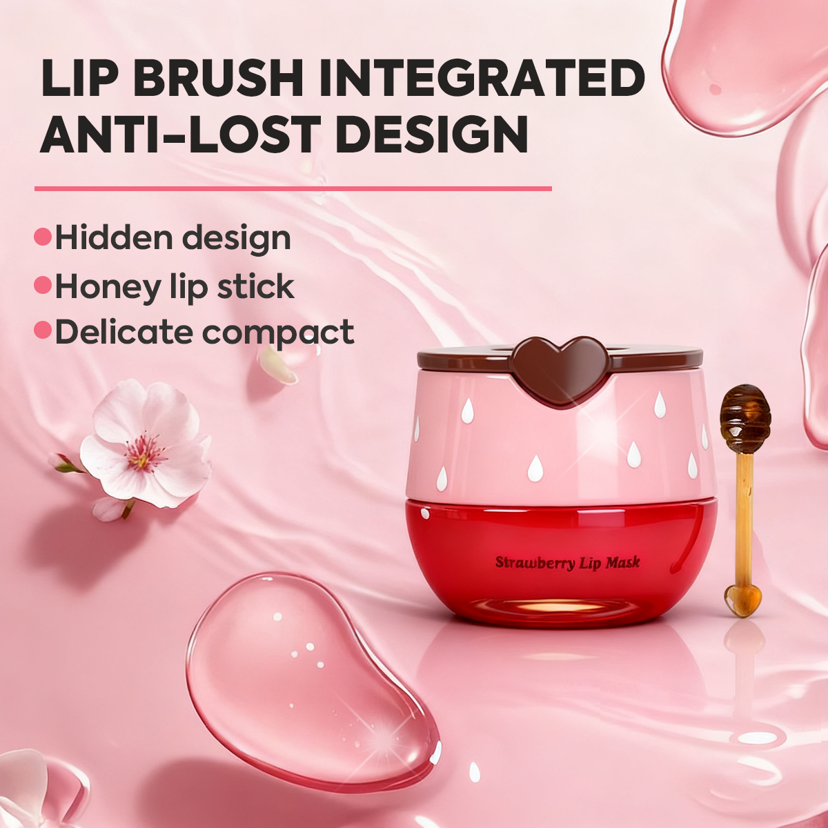 Bee Lip Balm Honey Pot 🍯 | Nourish with Natural Beeswax & Honey 🐝