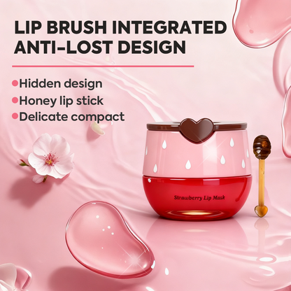 Bee Lip Balm Honey Pot 🍯 | Nourish with Natural Beeswax & Honey 🐝