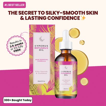 Cyperus Rotundus Oil for Hair Reduction