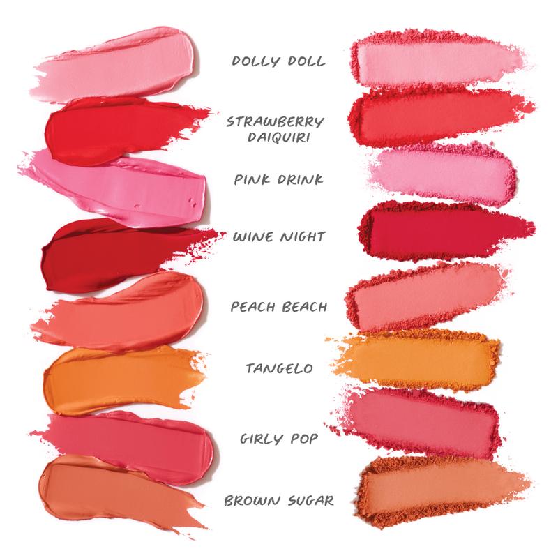 2 Colors Cream and Powder Blush Palette