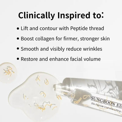 🌟 Experience Instant Lift & Radiance - 49% OFF - ✨Silk Lifting Peptide Ampoule: Korean Anti-Aging Serum for Wrinkle Care & Plumping