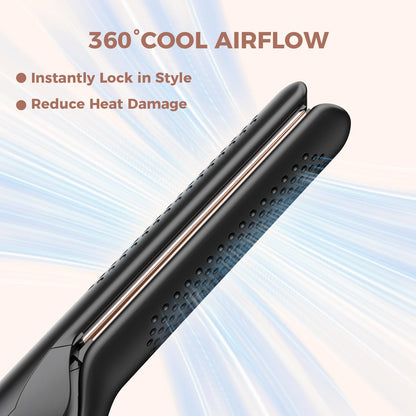 2-in-1 Curling Iron & Straightener