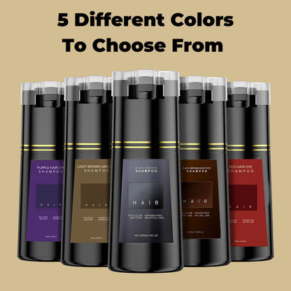 Natural Black Hair Color Shampoo