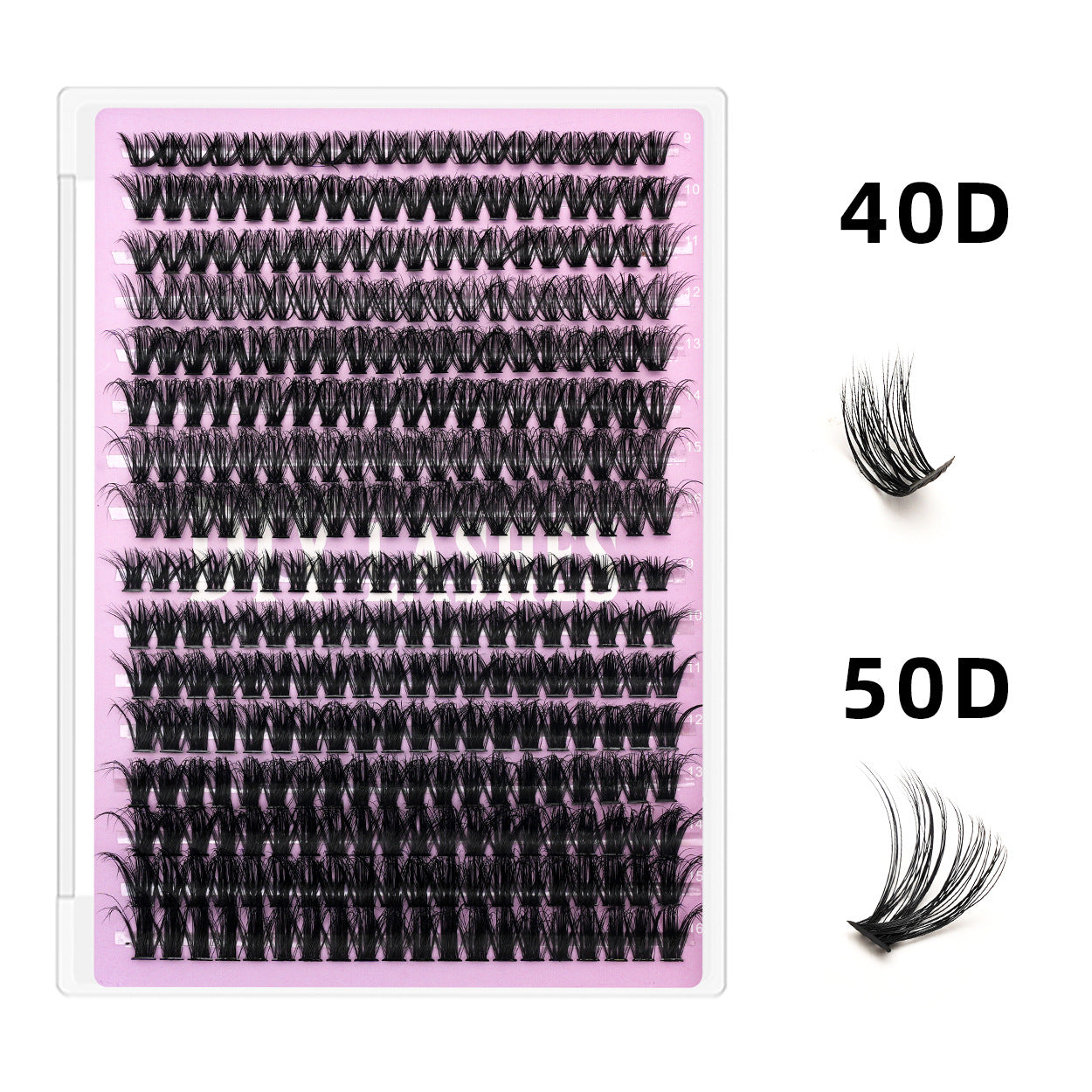 Lash Clusters Kit with Long-lasting Lash Bond and Seal,Tweezers and Remover